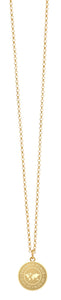 Coin Necklace Yellow Gold SMALL