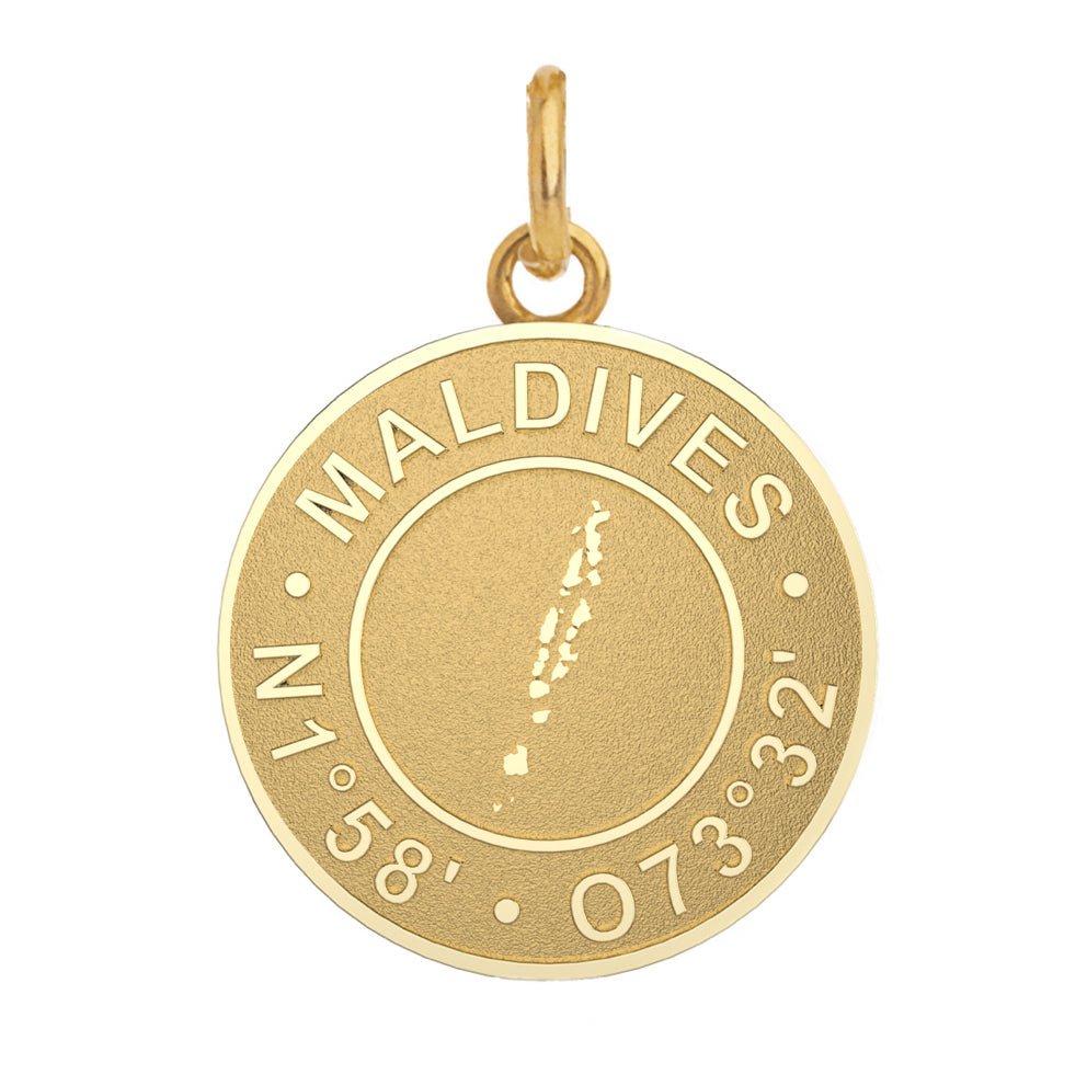 Coin Pendant `Maldives