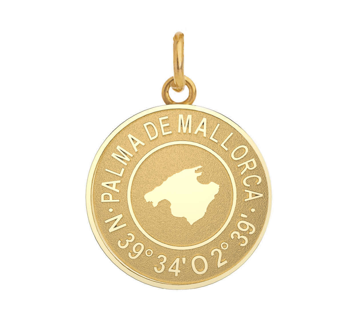 Goldmünzenanhänger „Palma de Mallorca“.