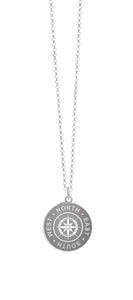 Travel Necklace White Gold